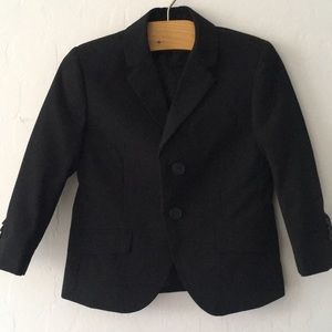 🖤Black Collared Suit Jacket Toddler 2T